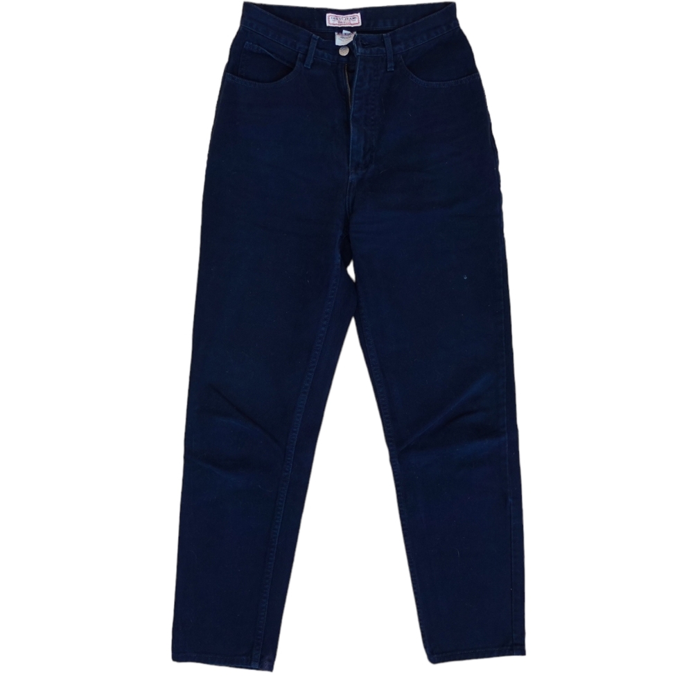 Vintage Guess Navy High Rise Tapered Ankle Jeans - 29 - Picture 3 of 12